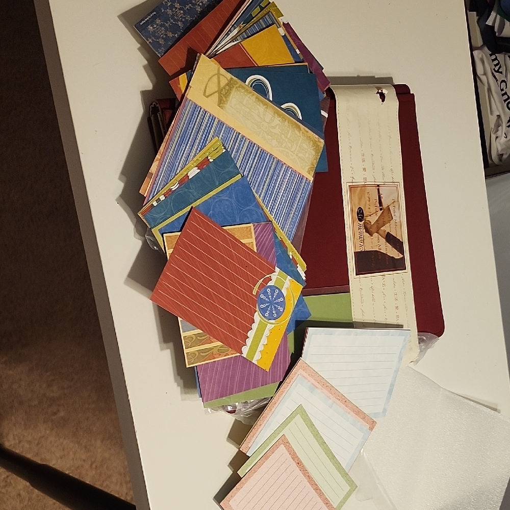 Creative Memories Colorful Scrapbook Paper Set